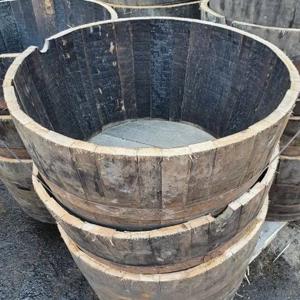 Weathered Oak Whiskey Hogs-Head 1/2 Barrel
